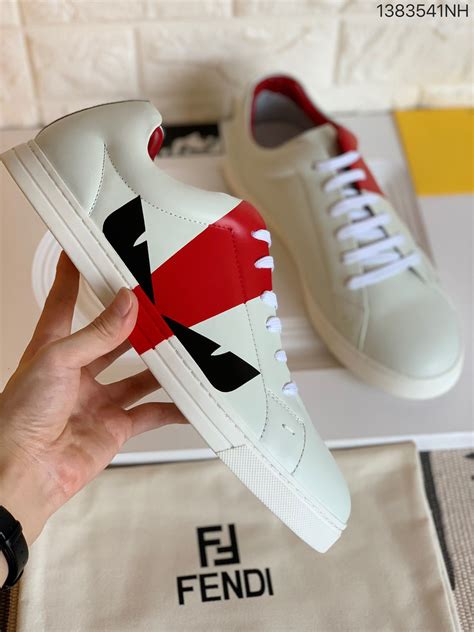 tenis fendi hombre blancos